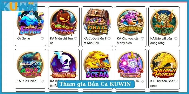 Cách tham gia săn thưởng tại Bắn Cá KUWIN