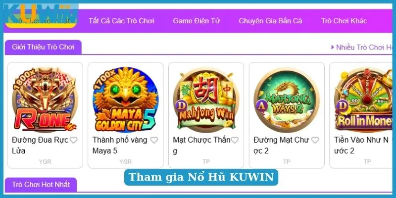 Hướng dẫn tham gia săn thưởng Nổ Hũ KUWIN