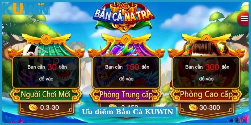 Đặc điểm Bắn Cá KUWIN khiên bao người chơi mê đắm